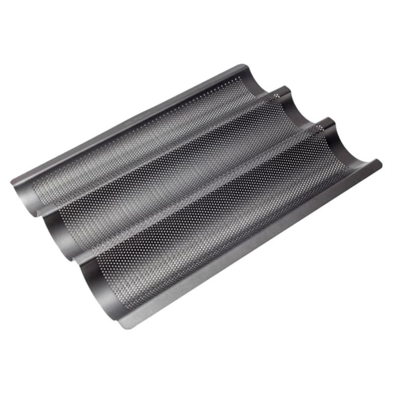 BAGUETTE TRAY PERFORATED FOR 3 PIECES LAIB & SEELE