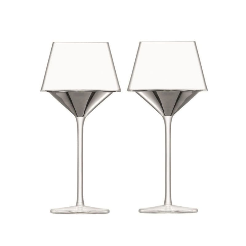 SPACE WINE GOBLET PLATINUM - SET OF 2