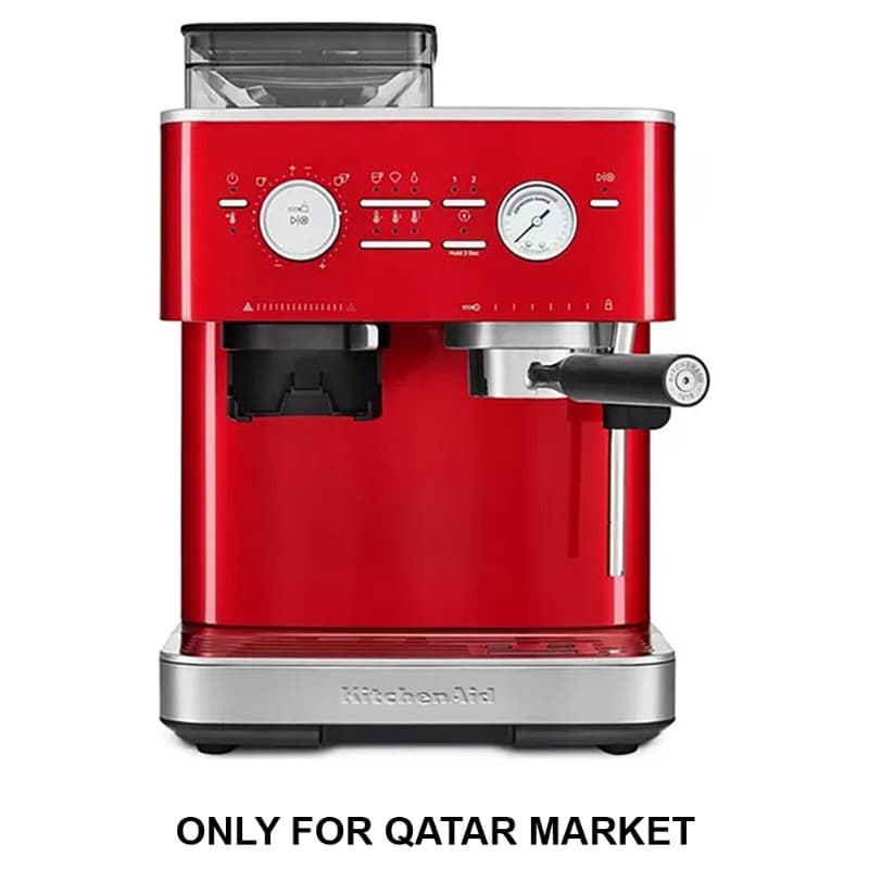 SEMI AUTOMATIC ESPRESSO MACHINE WITH BURR GRINDER - CANDY APPLE