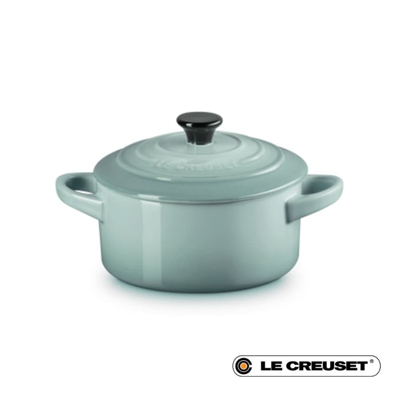 10CM STONEWARE MINI COCOTTE - SEA SALT
