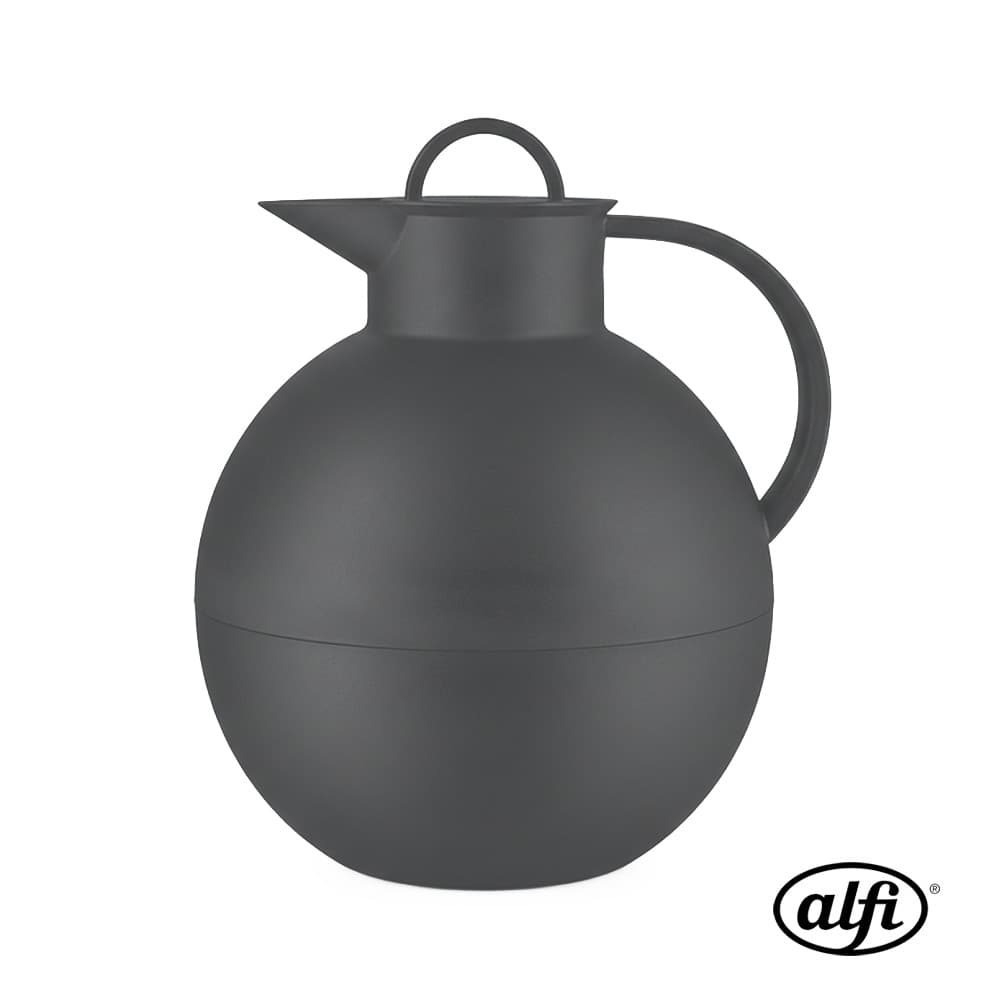 0.94L INSULATED KUGEL CARAFE -  ANTHRAZIT TRANSPARENT