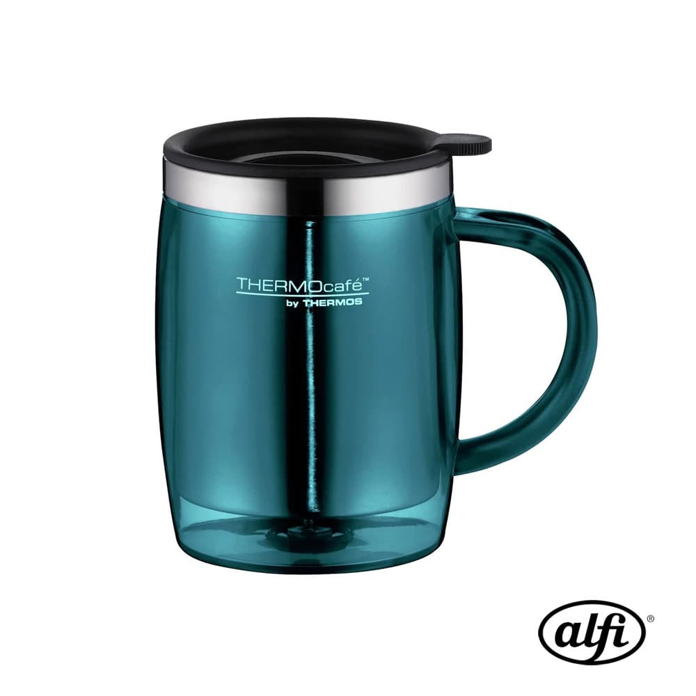 INSULATED CUP DESKTOP CUP TEAL POLISHED