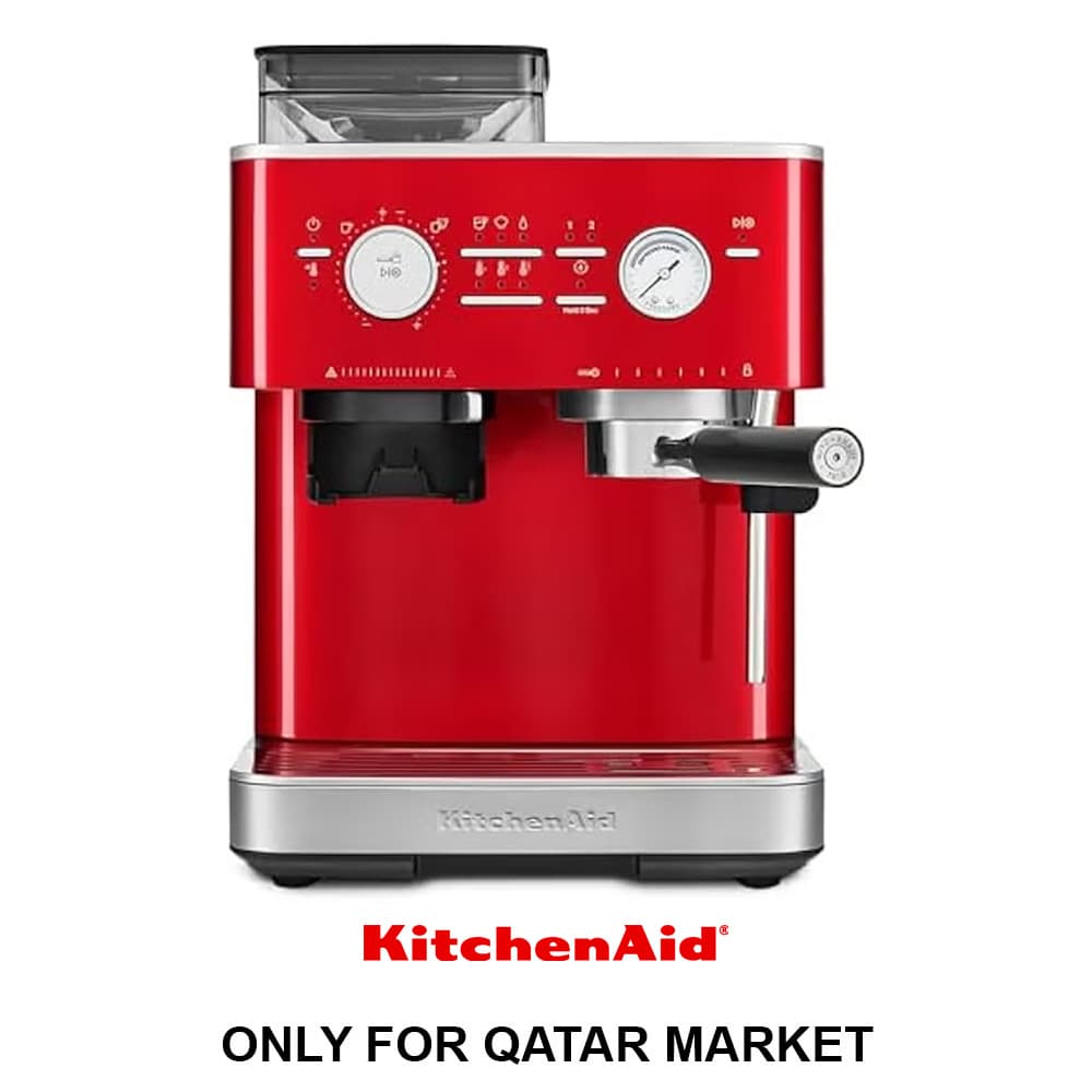 SEMI AUTOMATIC ESPRESSO MACHINE WITH BURR GRINDER - CANDY APPLE