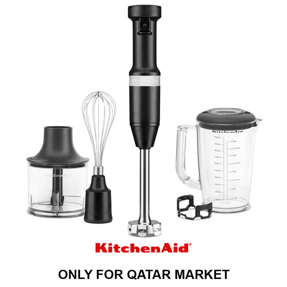 HAND BLENDER WITH ACCESSORIES - MATTE BLACK