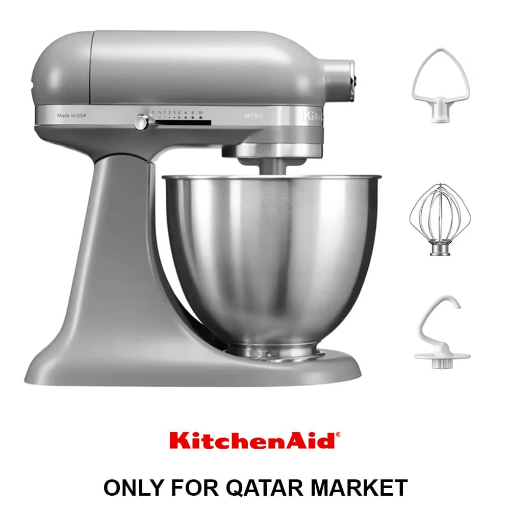 3.3L ARTISAN MINI STAND MIXER - MATTE GREY