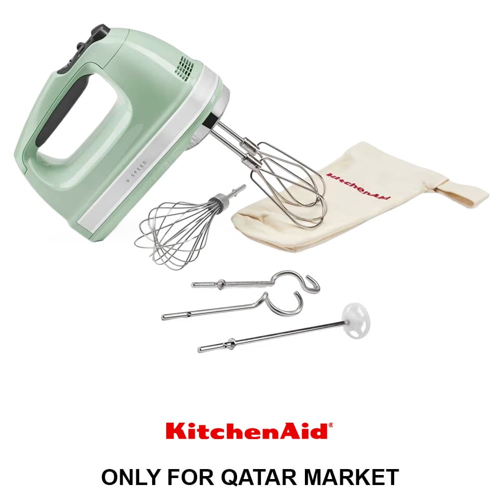 HAND MIXER 9 SPEED - PISTACHIO