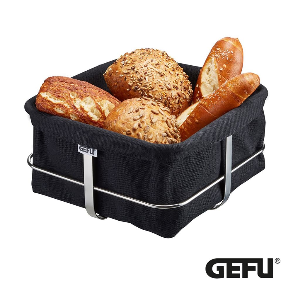 BREAD BASKET ANGULAR BLACK - BRUNCH