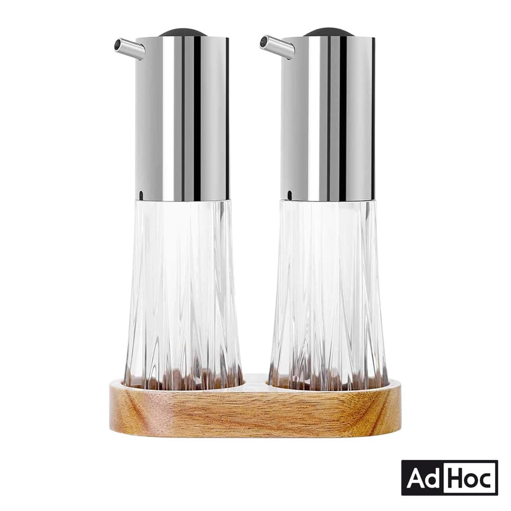 MENAGE CRYSTAL OIL & VINEGAR DISPENSER SET