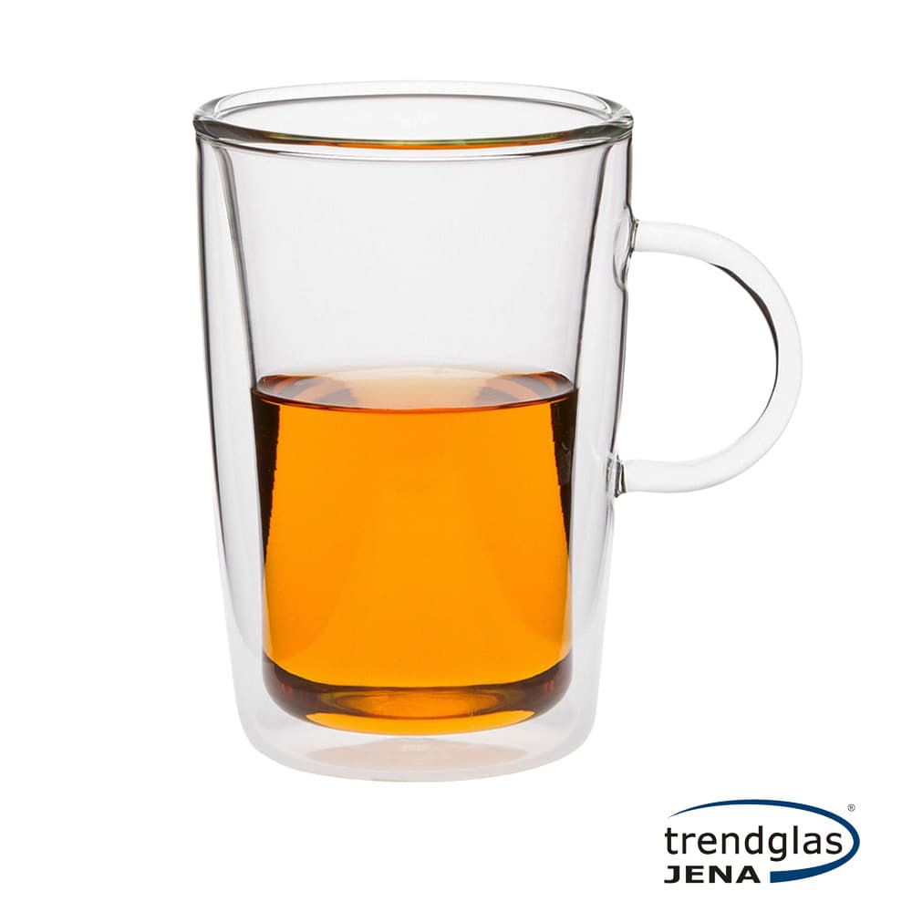DUO ALPHA DBL-WALLED GLASS WITH HANDLE