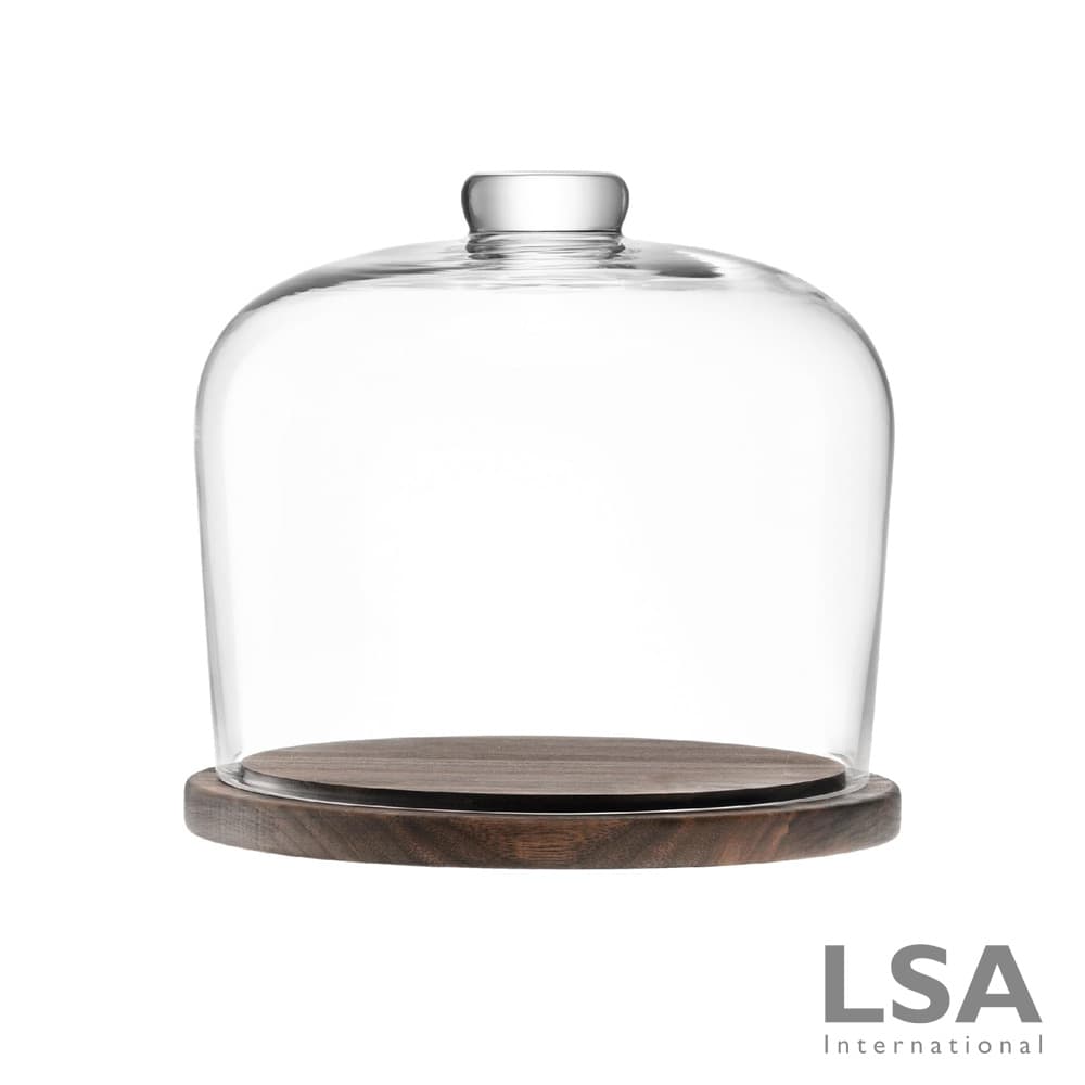 CITY DOME & WALNUT BASE CLEAR