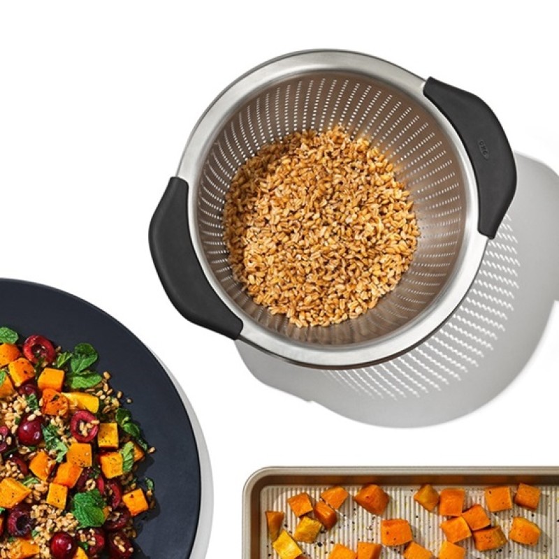 STAINLESS STEEL 3 QT COLANDER