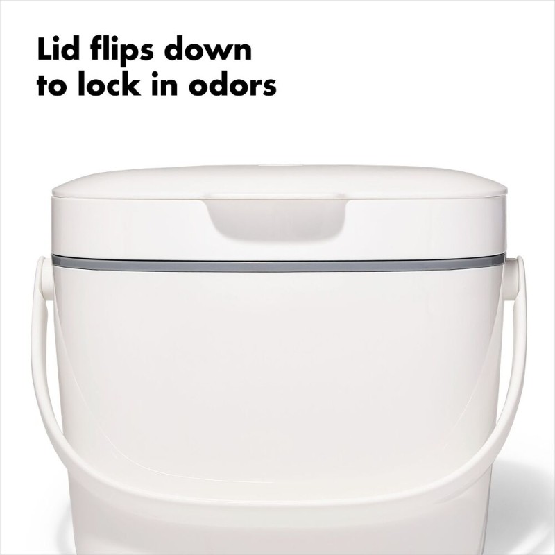 GG EASY-CLEAN COMPOST BIN WHITE