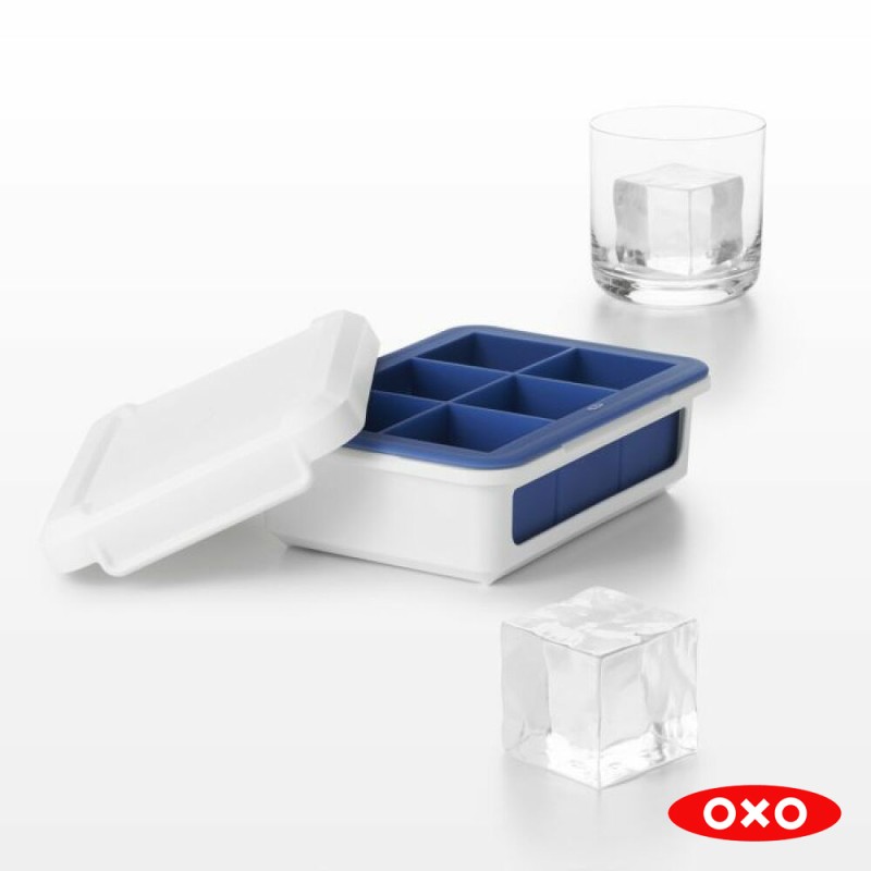 COVERED ICE CUBE TRAY LARGE CUBE