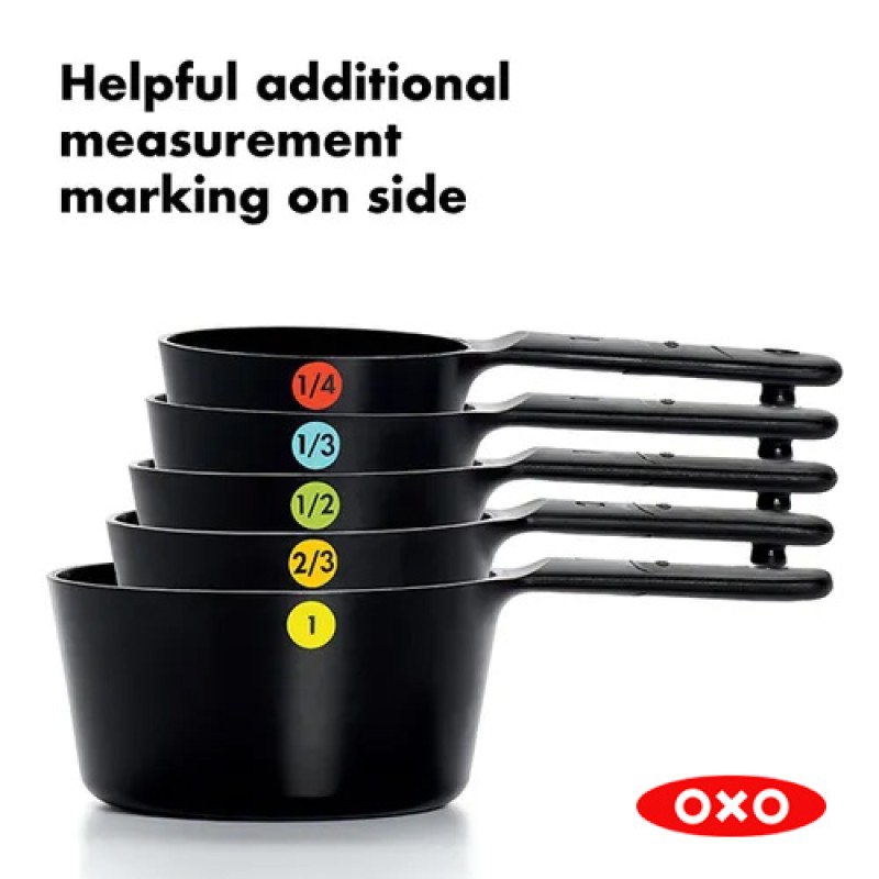 6 PC PLASTIC MEASURING CUPS