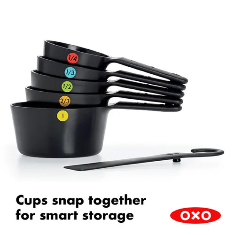 6 PC PLASTIC MEASURING CUPS