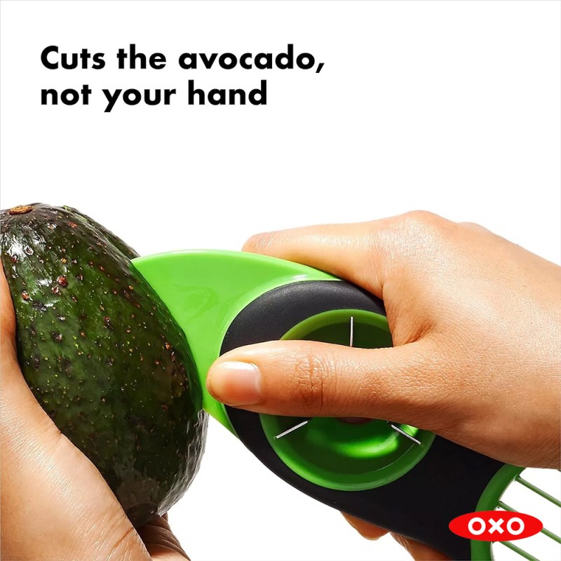 3-IN-1 AVOCADO SLICER GREEN