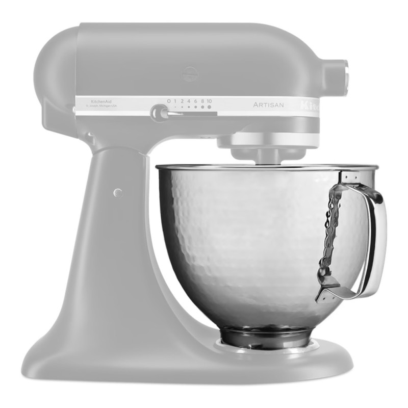 4.8L STAINLESS STEEL MIXING BOWL - HAMMERED