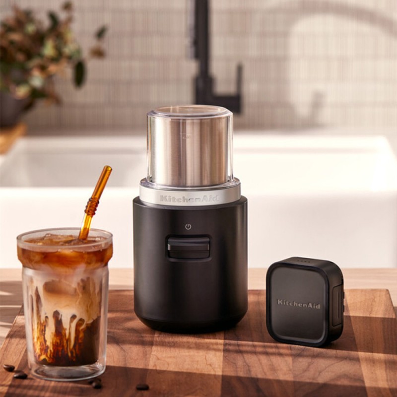 CORDLESS COFFEE GRINDER WITH BATTERY