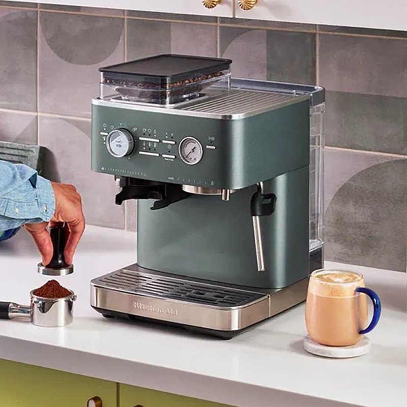 SEMI AUTOMATIC ESPRESSO MACHINE WITH BURR GRINDER - JUNIPER