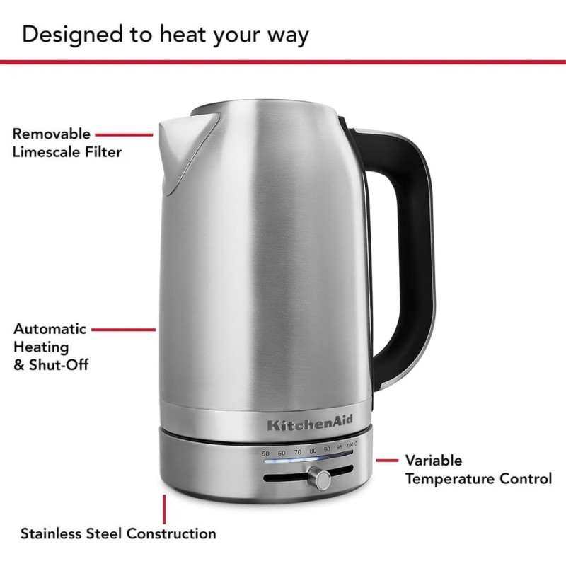1.7L VARIABLE TEMPERATURE KETTLE - STAINLESS STEEL