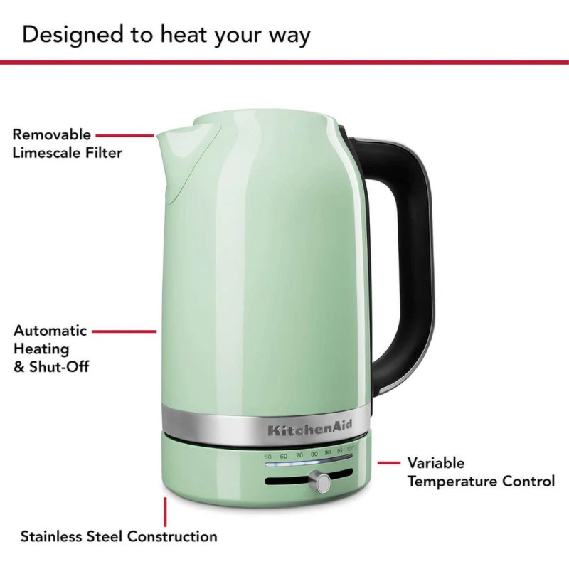 1.7L VARIABLE TEMPERATURE KETTLE - PISTACHIO