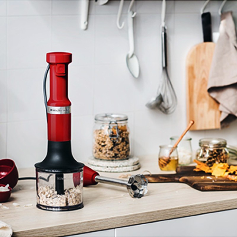 HAND BLENDER WITH ACCESSORIES - EMPIRE RED
