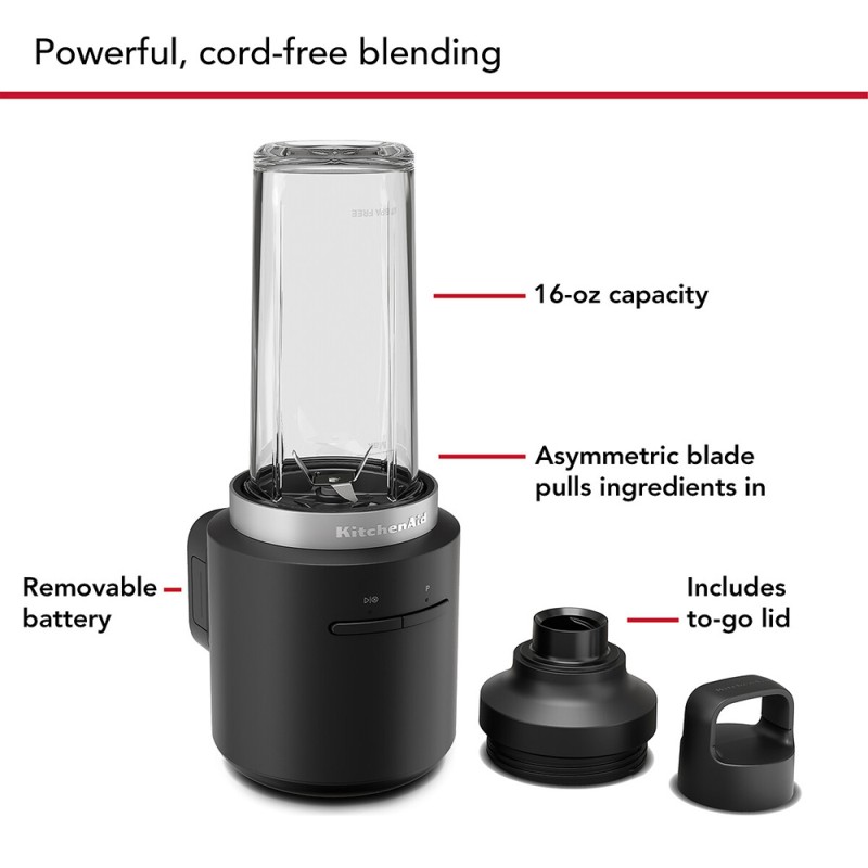 CORDLESS PORTABLE BLENDER WITH BATTERY