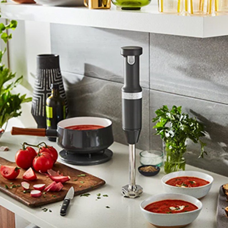 CORDLESS HAND BLENDER - CHARCOAL GREY