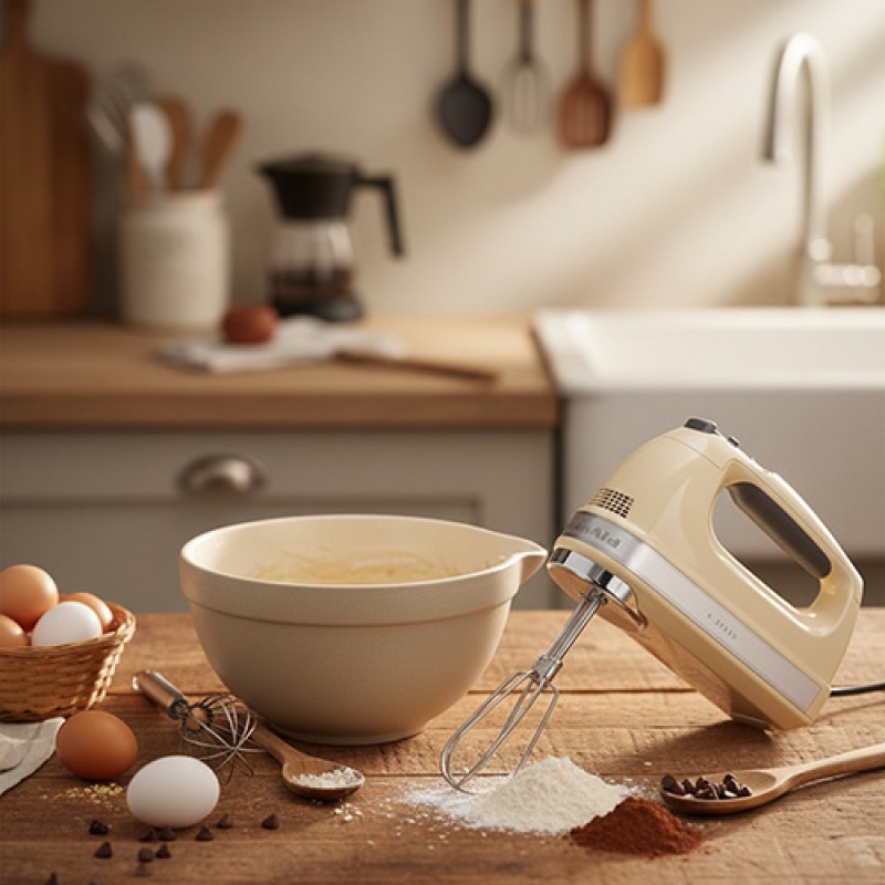 HAND MIXER ALMOND CREAM