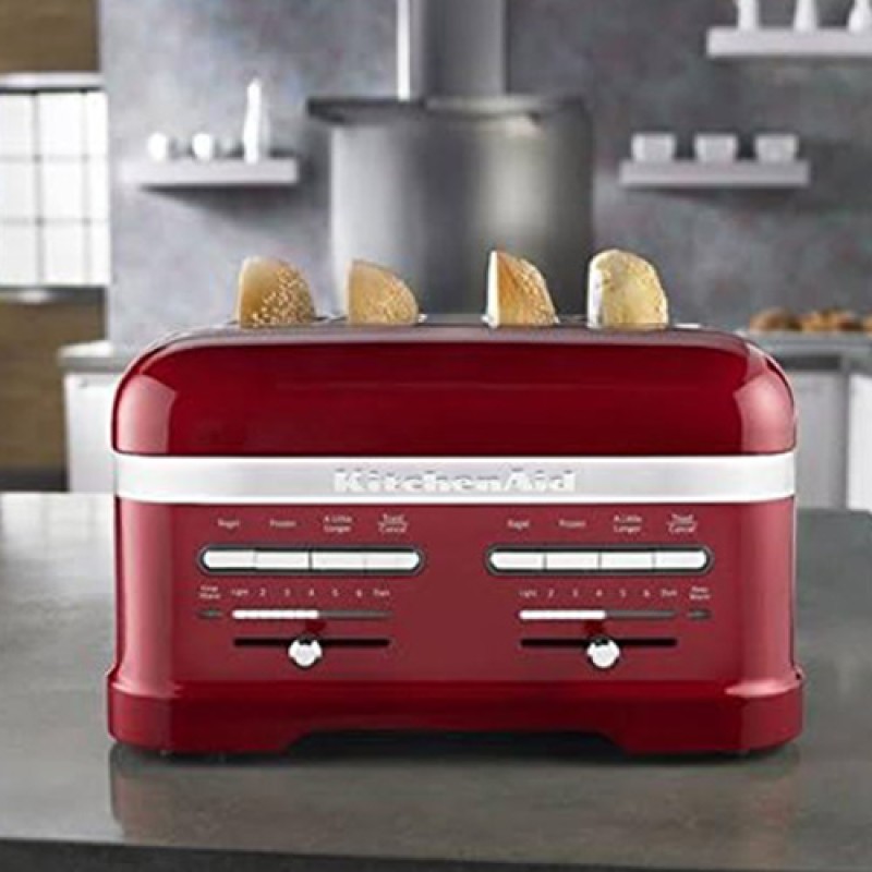 TOASTER 4-SLICE - ARTISAN - CANDY APPLE