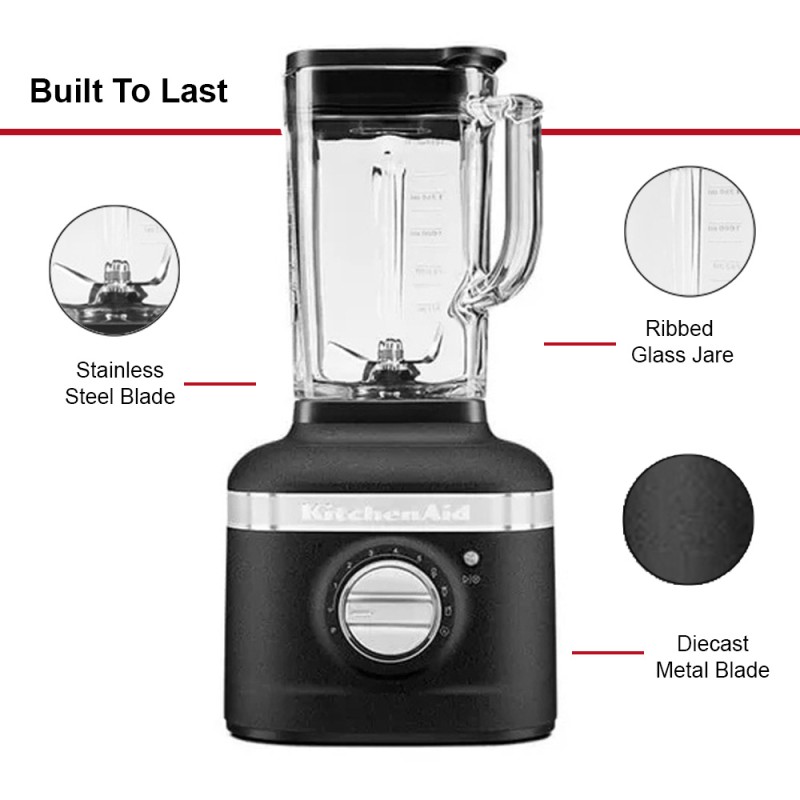 1.4L ARTISAN K400 BLENDER - CAST IRON BLACK