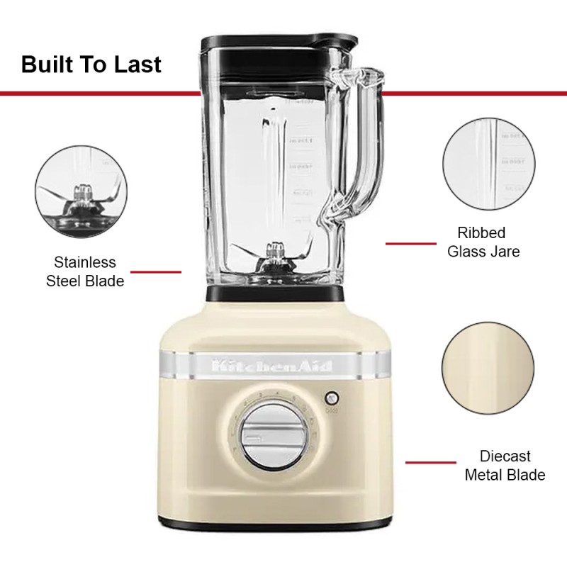 1.4L ARTISAN K400 BLENDER - ALMOND CREAM