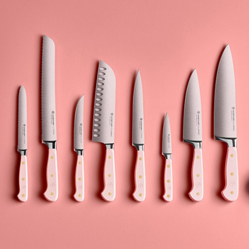 16cm UTILITY KNIFE CLASSIC PINK HIMALAYAN SALT