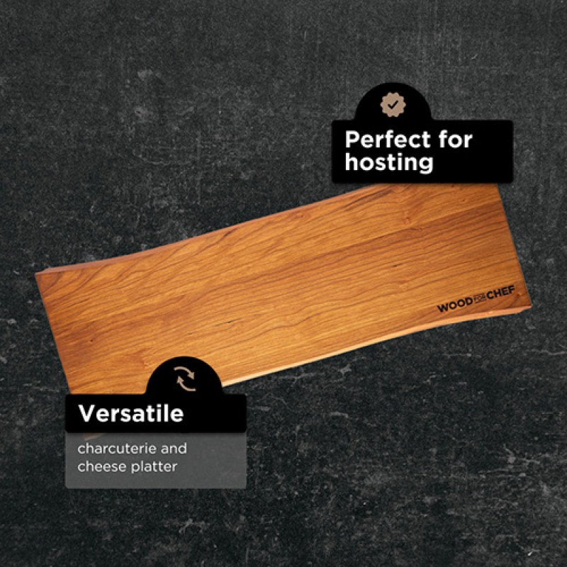 LIVE EDGE CHARCUTERIE BOARD - CHERRY