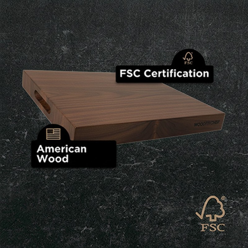 BUTCHER BLOCK PRO RAISED WALNUT