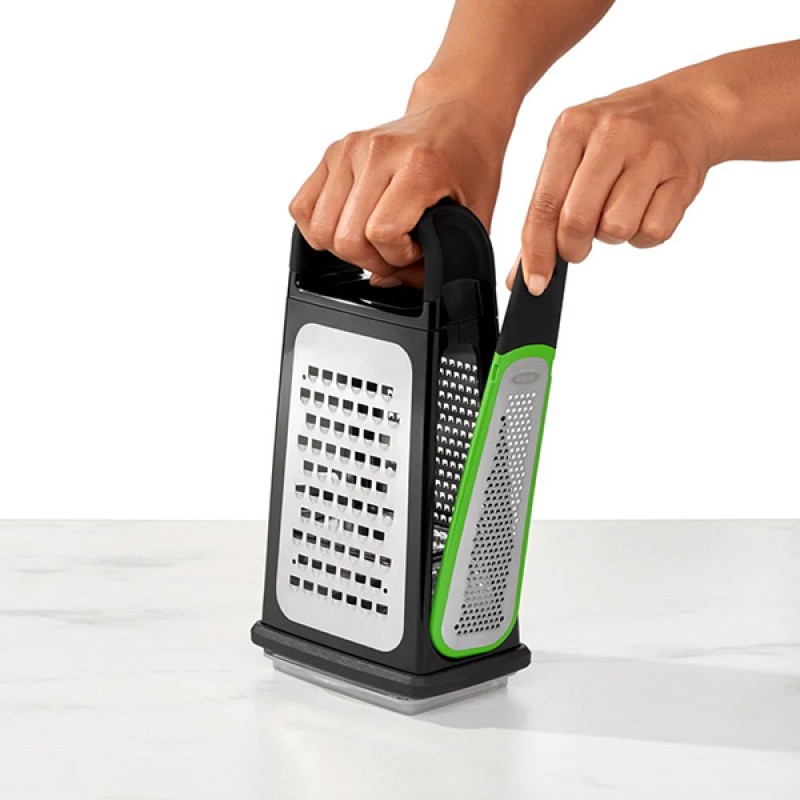 BOX GRATER W/ REMOVABLE ZESTER