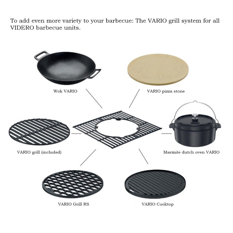 BBQ-STATION VIDERO PRO G4-S VARIO MATT BLACK