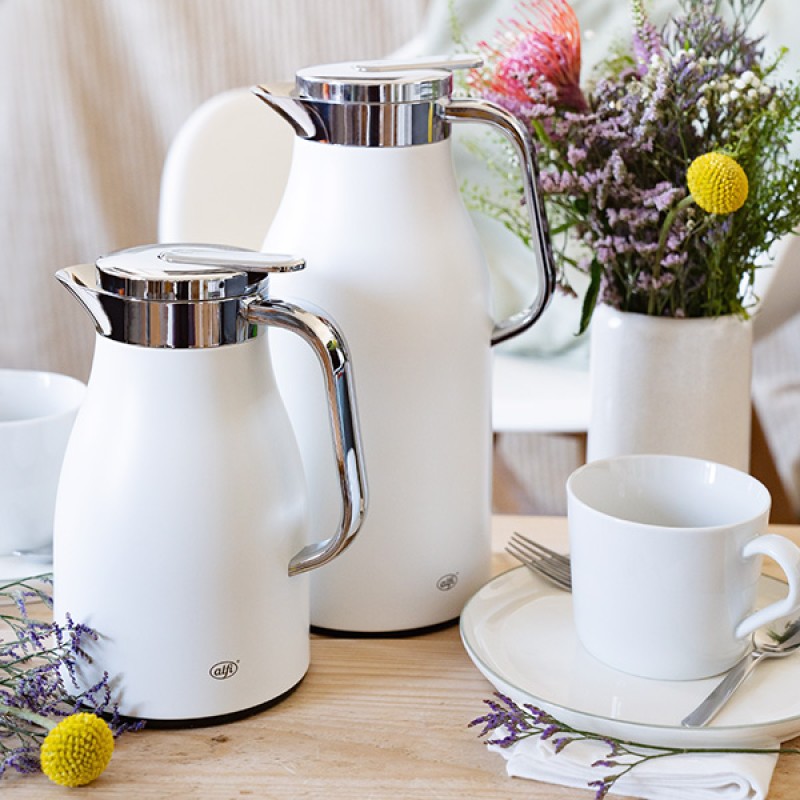 0.65L INSULATED CARAFE SKYLINE - COCONUT WHITE MAT