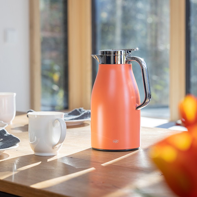 1.0L INSULATED CARAFE SKYLINE - DEEP APRICOT MAT