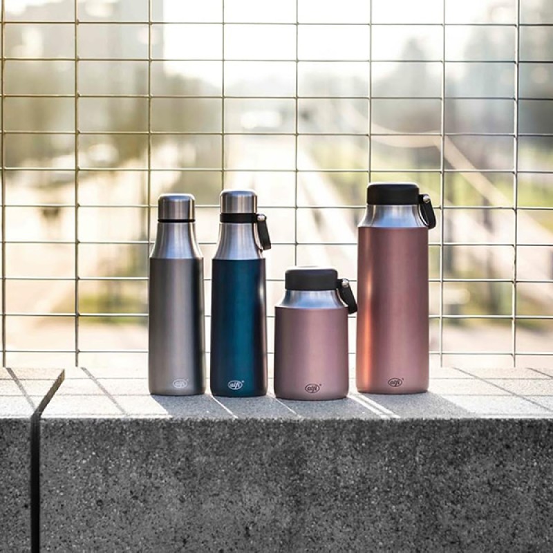 0.5L INSULATED BOTTLE CITY LOOP - MYSTIC BLUE MAT