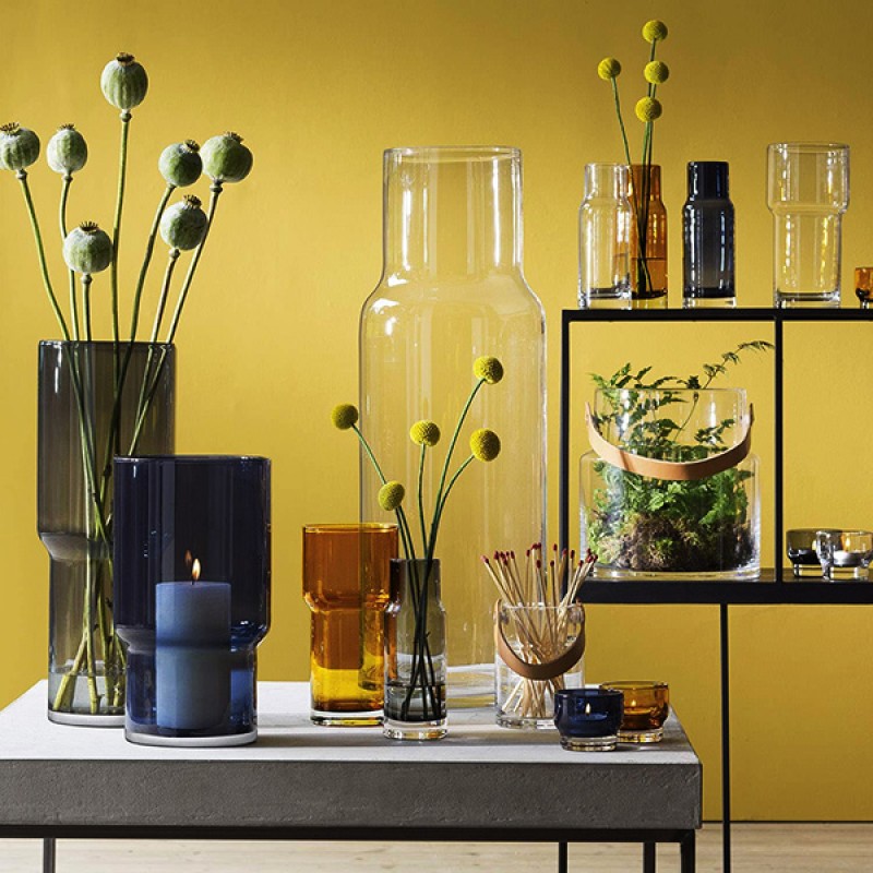 UTILITY VASE AMBER
