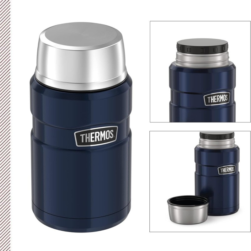 INS. FOOD JAR SK MIDNIGHT BLUE POLISHED