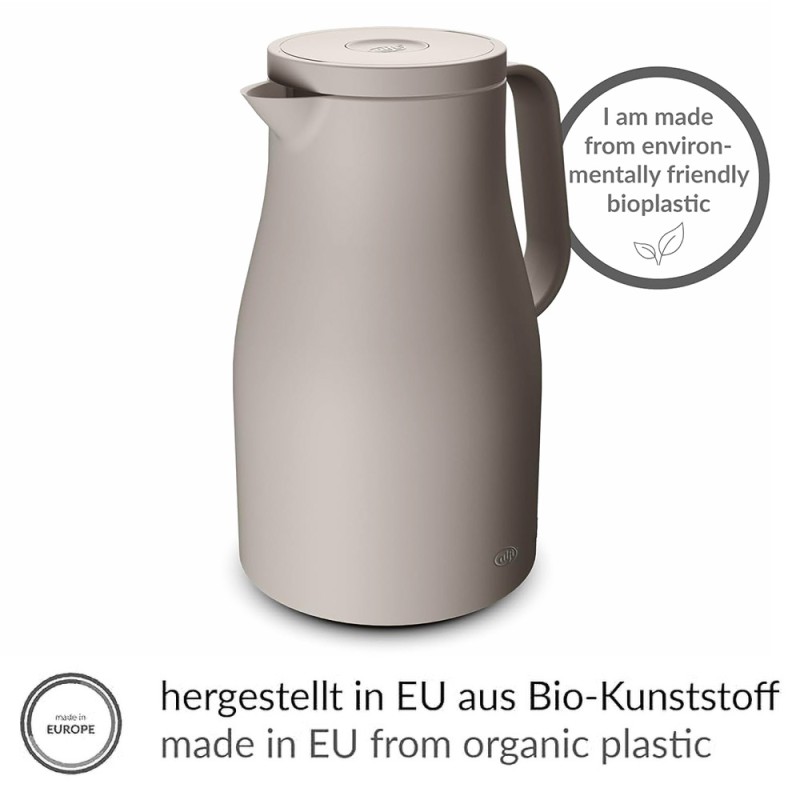 1.0L INSULATED CARAFE ECONSCIOUS - OATMEAL BEIGE