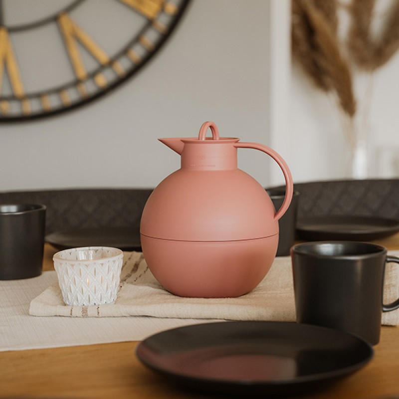 0.94L INSULATED CARAFE KUGEL - ASH ROSE