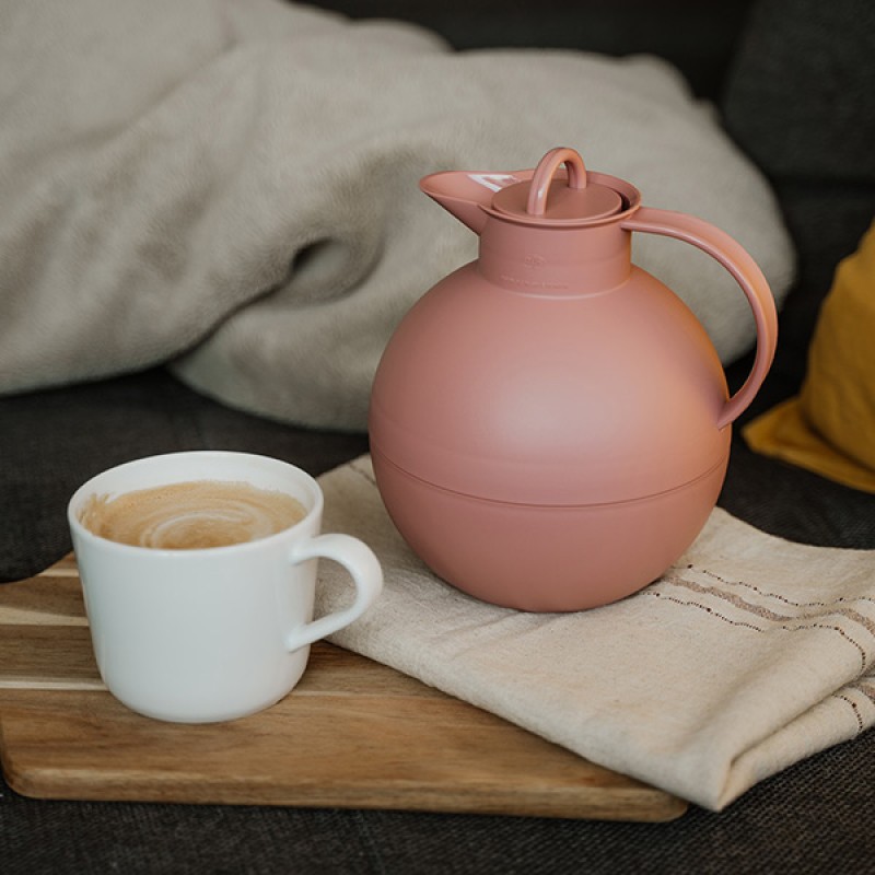 0.94L INSULATED CARAFE KUGEL - ASH ROSE