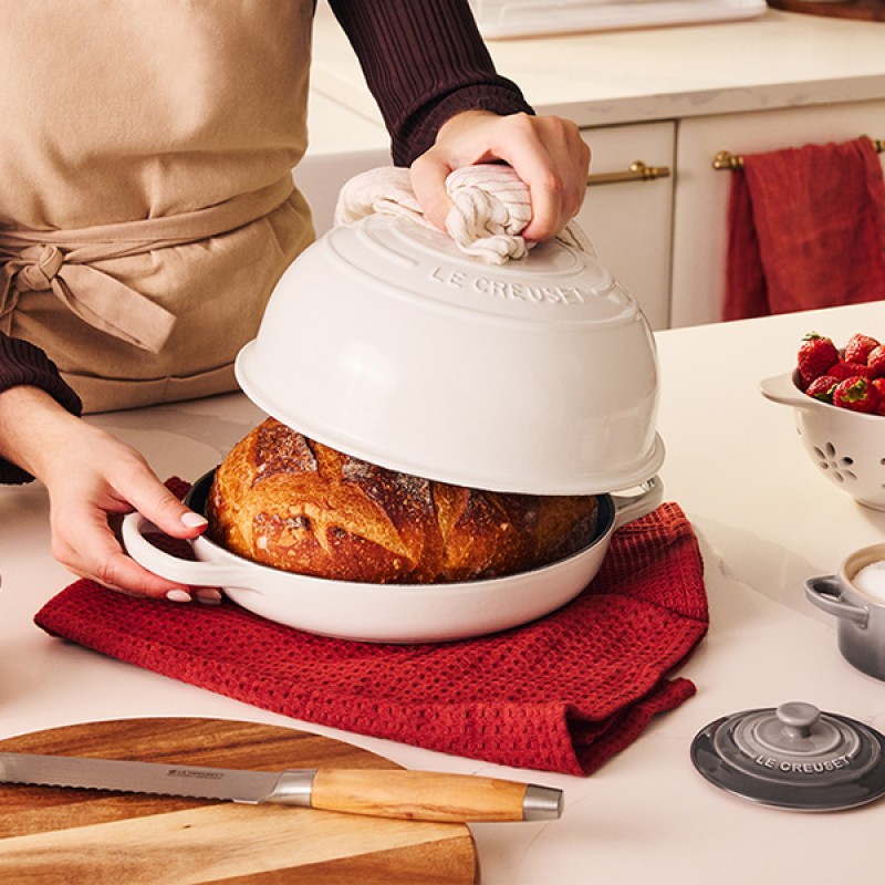 24CM CI SIGNATURE ROUND BREAD OVEN - MERINGUE