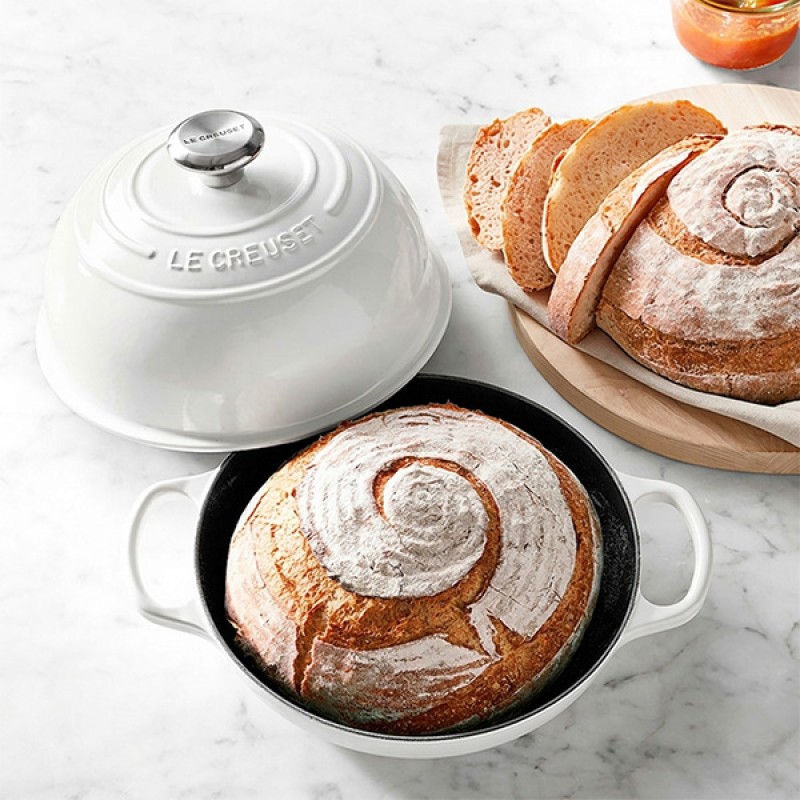 24CM CI SIGNATURE ROUND BREAD OVEN - MERINGUE