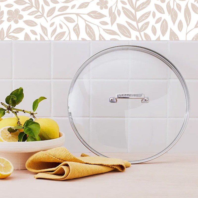24CM HEAT RESISTANT GLASS LID