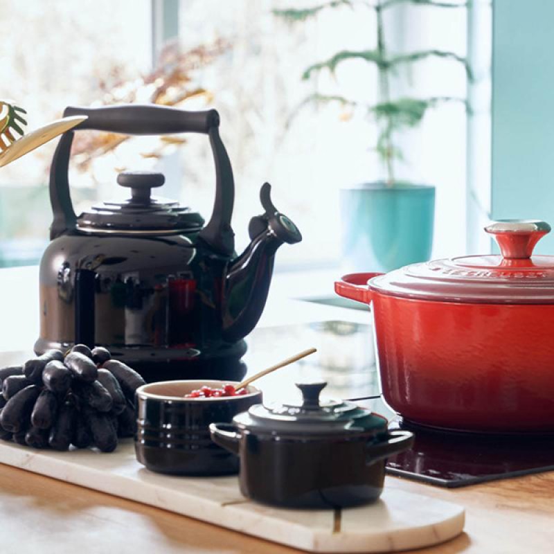 10CM STONEWARE MINI COCOTTE - BLACK ONYX
