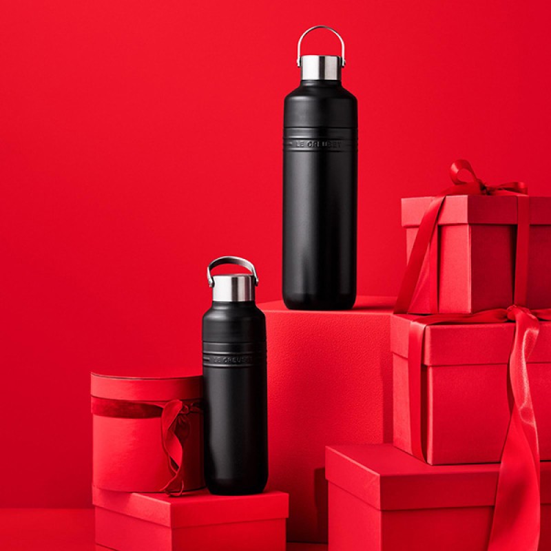 1L ON THE GO BOTTLE - MATTE BLACK